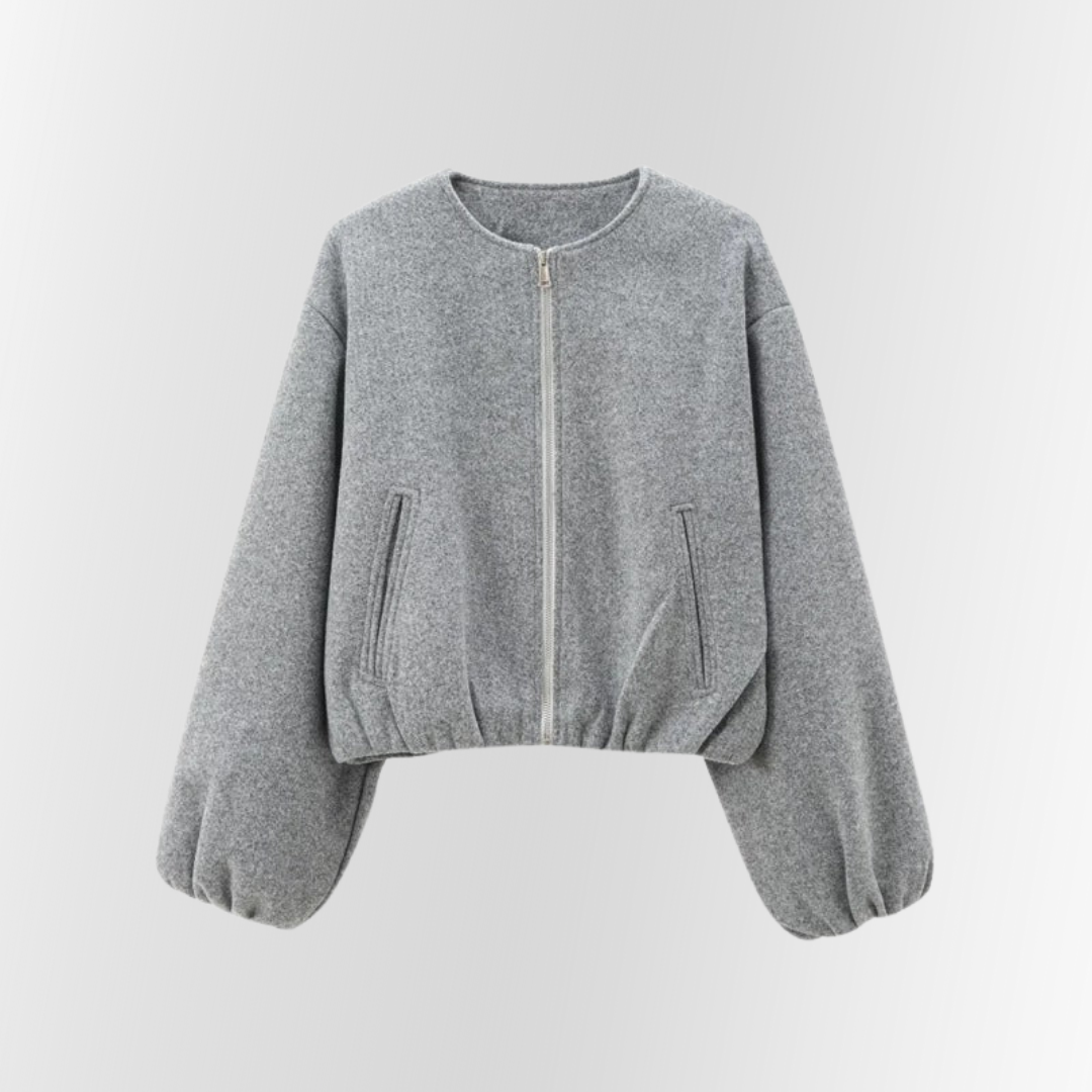 ARMINDA™ – Casual Balloon Sleeve Jacket